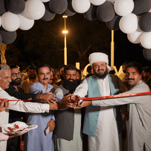 GRAND OPENING BY HAZRAT...