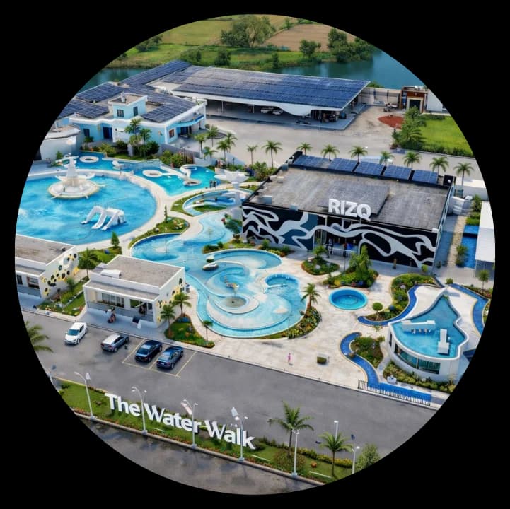 The Water Walk Destination Aerial View